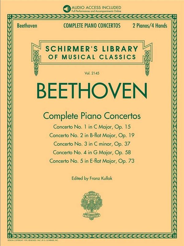 Ludwig van Beethoven - Beethoven: Complete Piano Concertos
