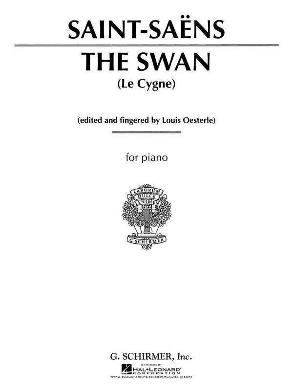 Camille Saint-Saëns - Le Cygne (The Swan)