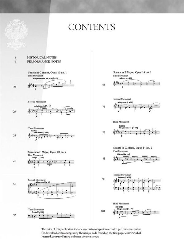 Ludwig van Beethoven - Beethoven - Six Selected Sonatas