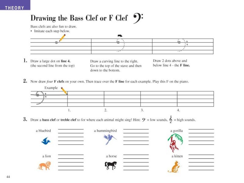 Piano Adventures All-In-Two Primer Lesson/Theory