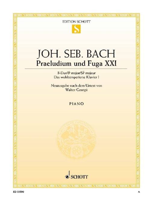 Hovedbilde Johann Sebastian Bach - Prelude & Fuga 11 Bes ...