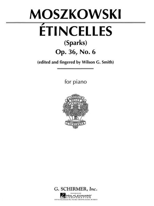 Hovedbilde Moritz Moszkowski - Etincelles, Op. 36, No. 6