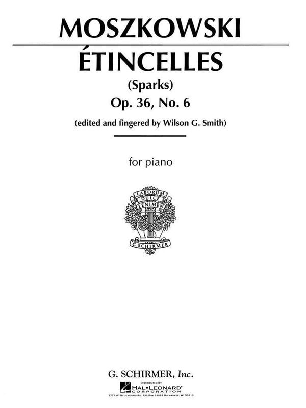 Moritz Moszkowski - Etincelles, Op. 36, No. 6