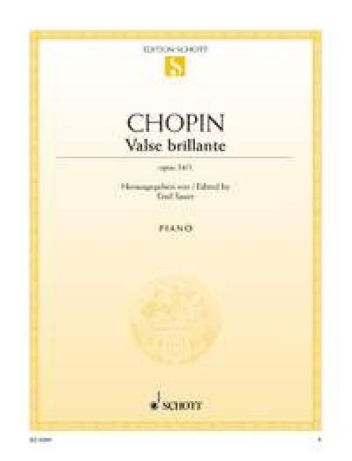 Hovedbilde Frédéric Chopin - Valse Brillante Opus 34/1