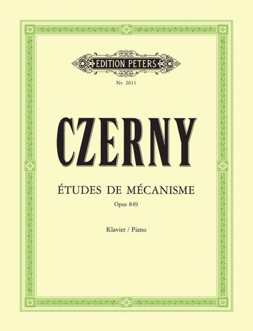 Hovedbilde Carl Czerny - 30 Studies Of Mechanism Op. 849