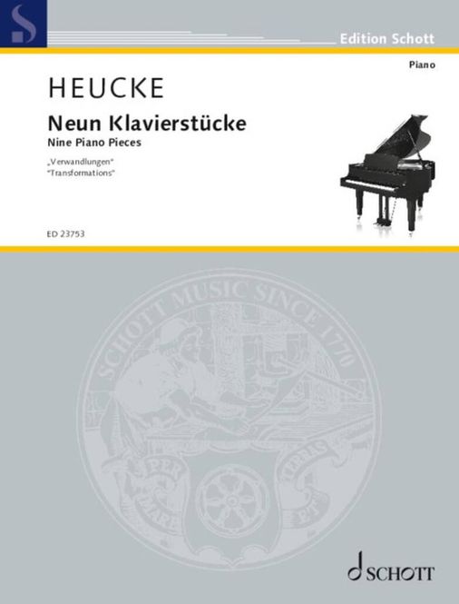Hovedbilde Stefan Heucke - Neun Klavierstücke op. 46a