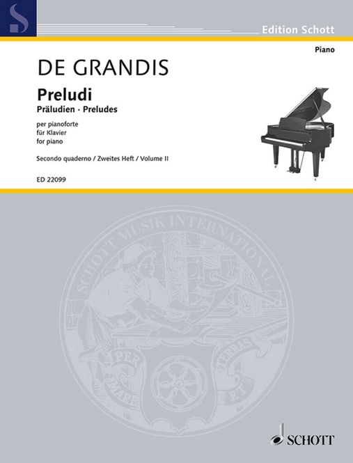 Hovedbilde Renato de  Grandis - Preludi Band 2