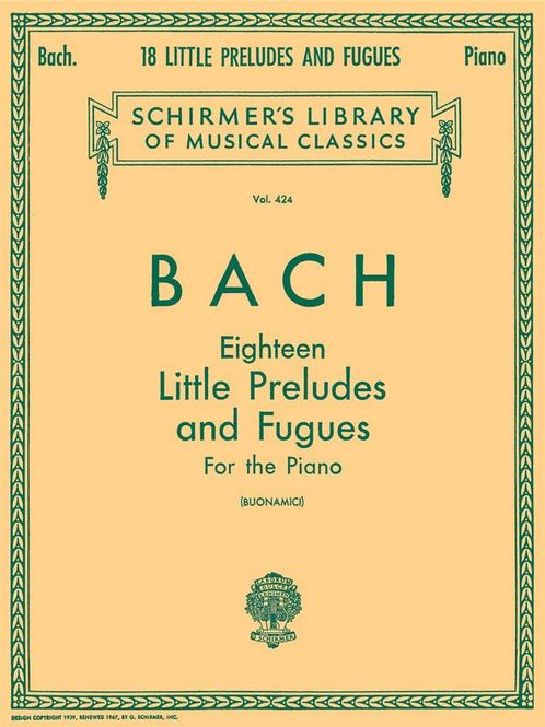 Hovedbilde Johann Sebastian Bach - 18 Little Preludes and ...