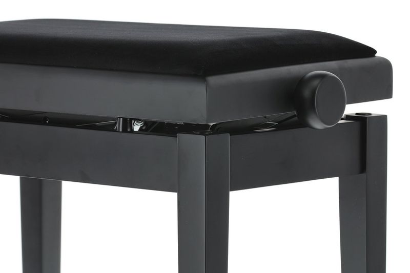 GEWA Piano bench Deluxe Autolift Black matt