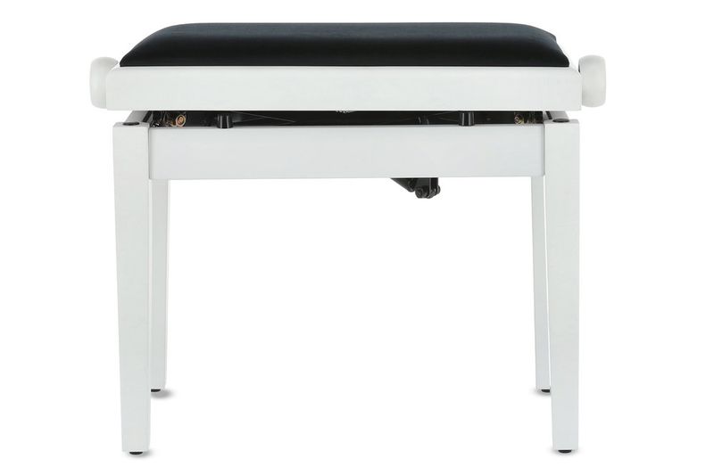 GEWA Piano bench Deluxe Autolift White matt