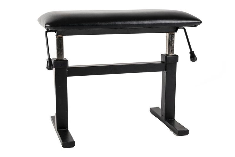 GEWA Piano bench Autolift XL Cover black synthetic leather