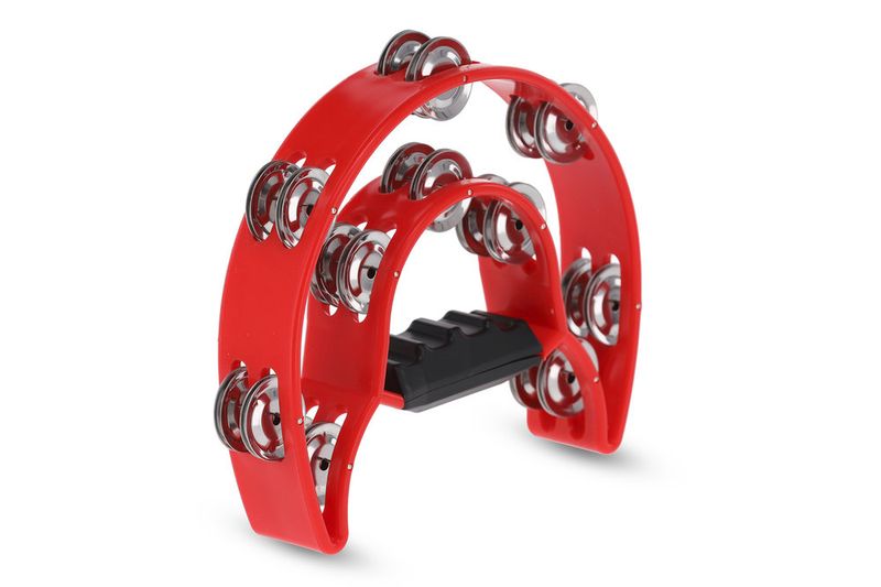 GEWA Jingle wreath Half moon 20 jingles Red