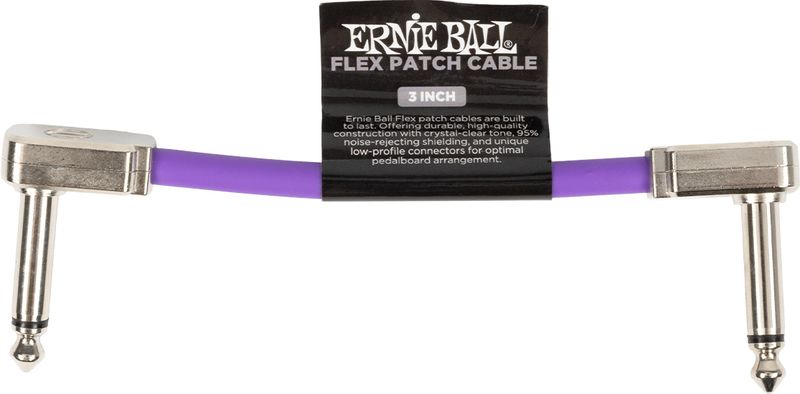 Ernie Ball 6446 Flex Patch Cable Purple 7,5cm