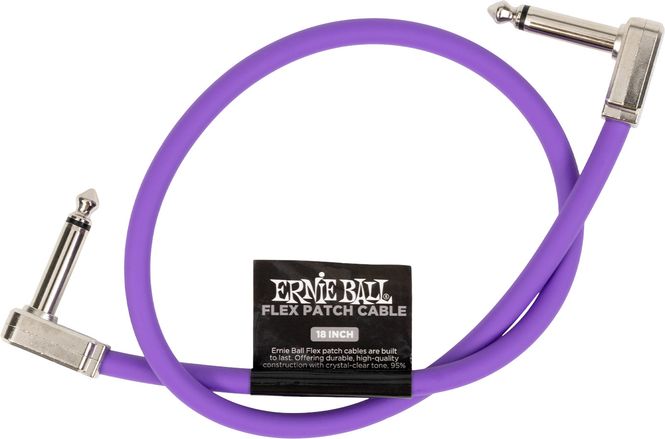 Hovedbilde Ernie Ball 6449 Flex Patch Cable Purple 45cm