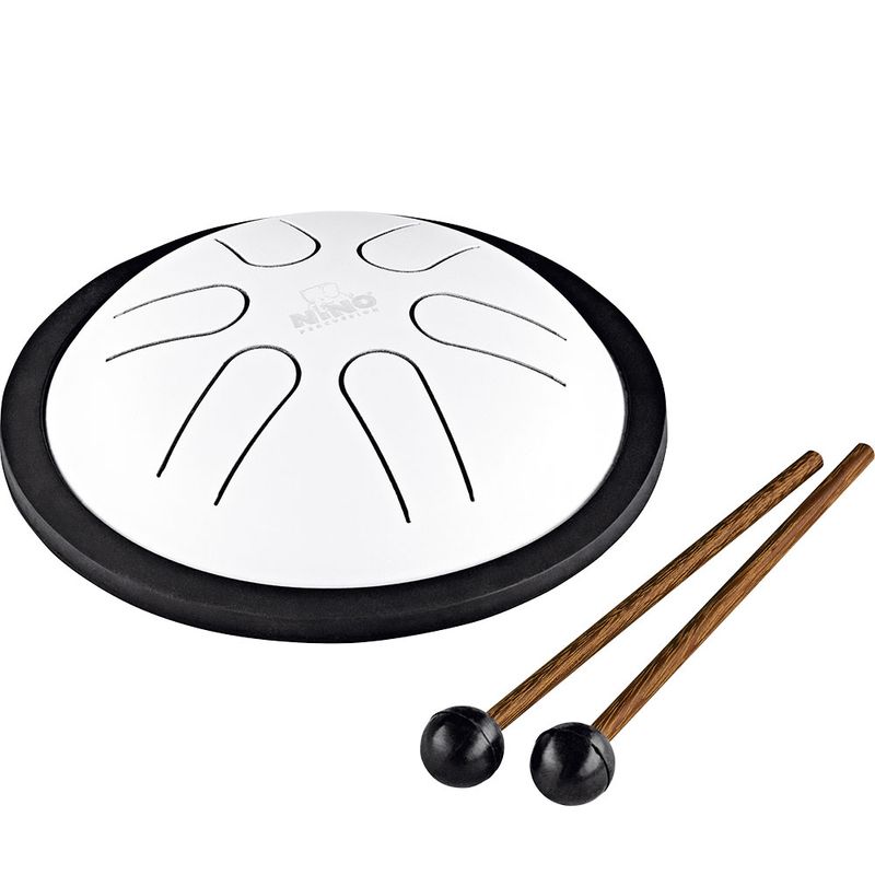 Nino NINO980WH NINO Steel Tongue Drum, White