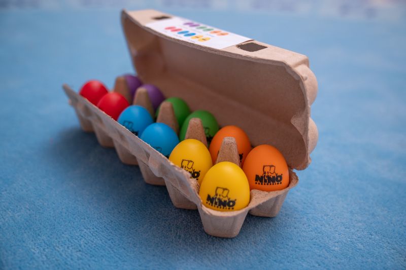 Nino NINOSET18 Egg Shaker Set, 12 pcs