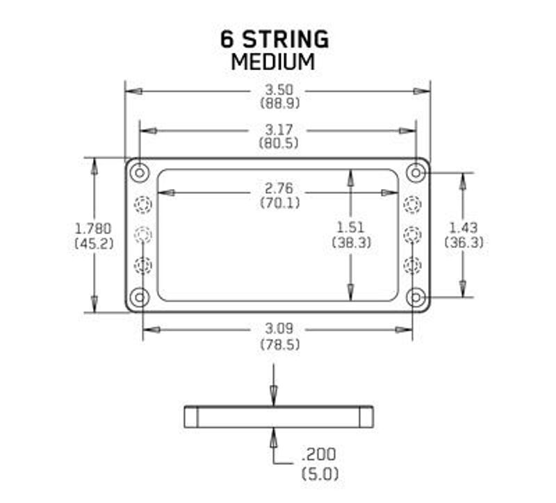 Emg 5167.00 Mounting-ring Flat 6 Medium, Black