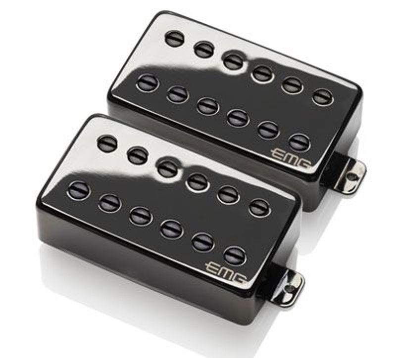 Emg LF-DMF-SET Pickup Set Lars Frederiksen Sign. kit Black Chrome