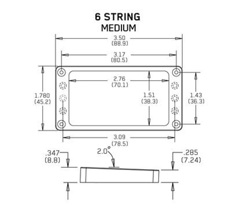 Emg 5170.00 Mounting-ring Tapered 6 Medium, Black