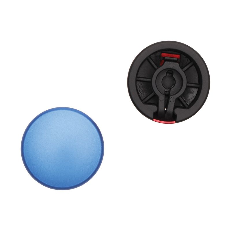 D'Addario PW-FST-02BURD Footswitch topper, 2-pack, 1/Blue,1/Red