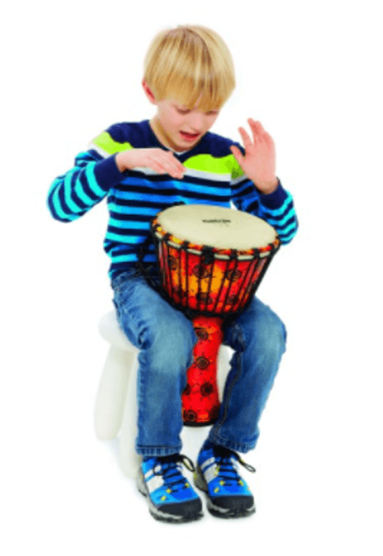 Nino NINO-PDJ1-S-G Plastic Djembe 8'', Goat Head