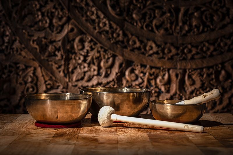 Meinl SB-E-3100 Energy Singing Bowl Set, 3 pcs set
