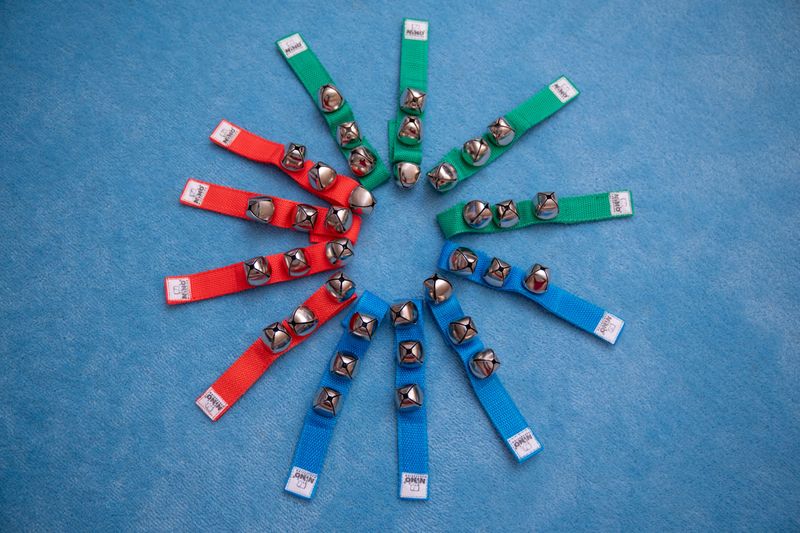 Nino NINOSET961 Wrist Bell Set, 12 pcs