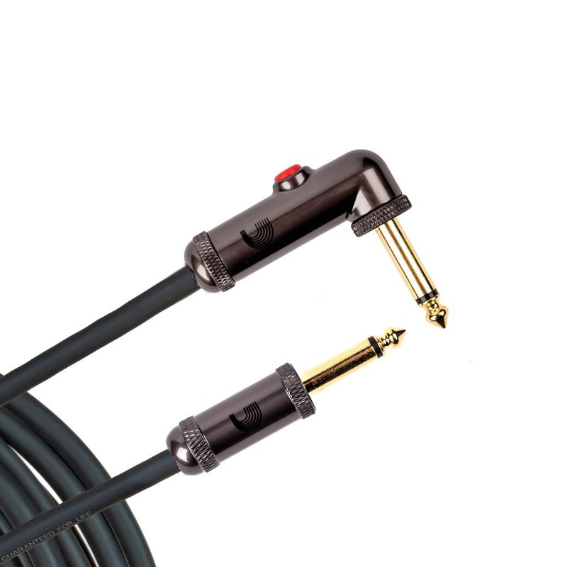 D'Addario PW-AGLRA-10 PW Instrumentkabel Custom 3m. med switch