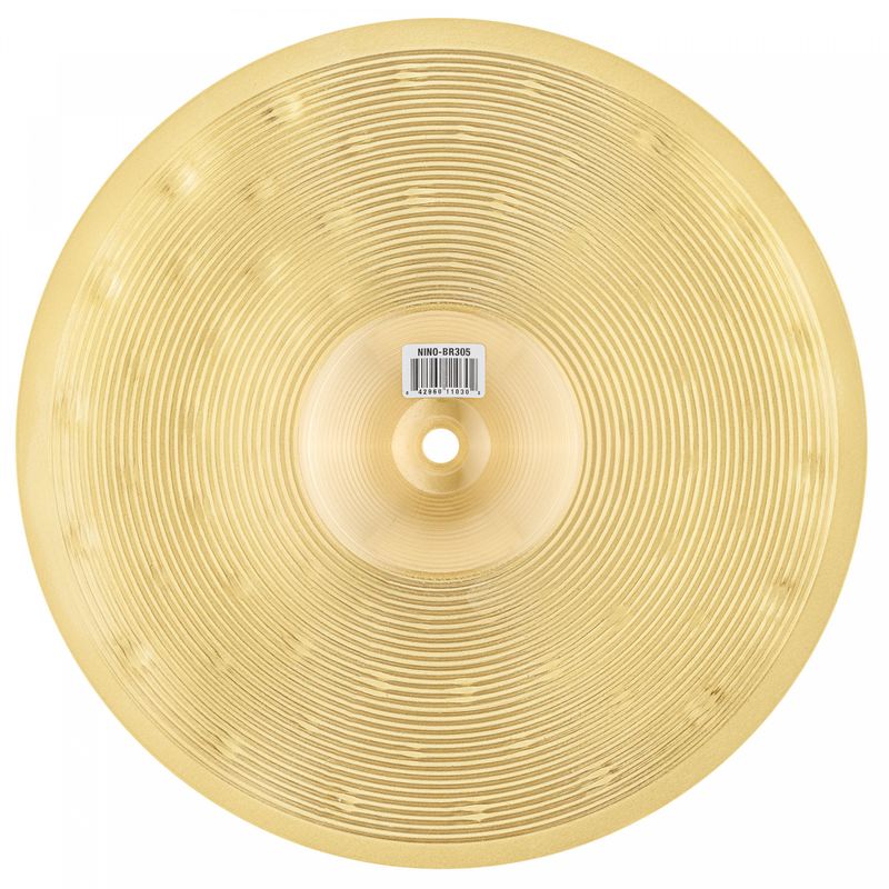Nino NINO-BR305 Marsch cymbal, Brass 12''/ 30 cm