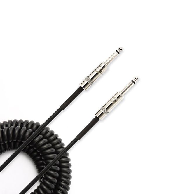 Hovedbilde D'Addario PW-CDG-30BK Instrumentkabel Custom Coiled 9m Black