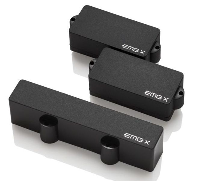 Hovedbilde Emg PJX-SET-BK Pickup Set P+J-Bass aktiv Black