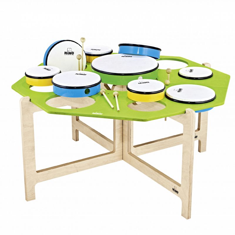 Nino NINO966 Classroom Hand Drum Group Rhythm Set, 12 pcs.