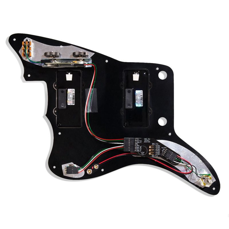 Emg JMASTER SYSTEM BLACK JMASTER Pickguard System, Black