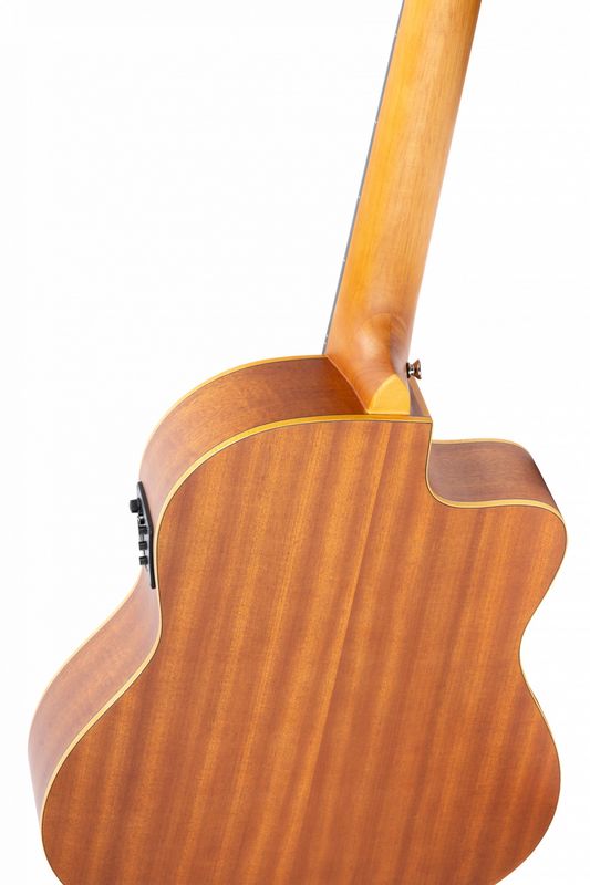 Ortega RCE125SN-L Klassisk gitar 4/4 Size, med mik, Thin, Slim Neck, Left