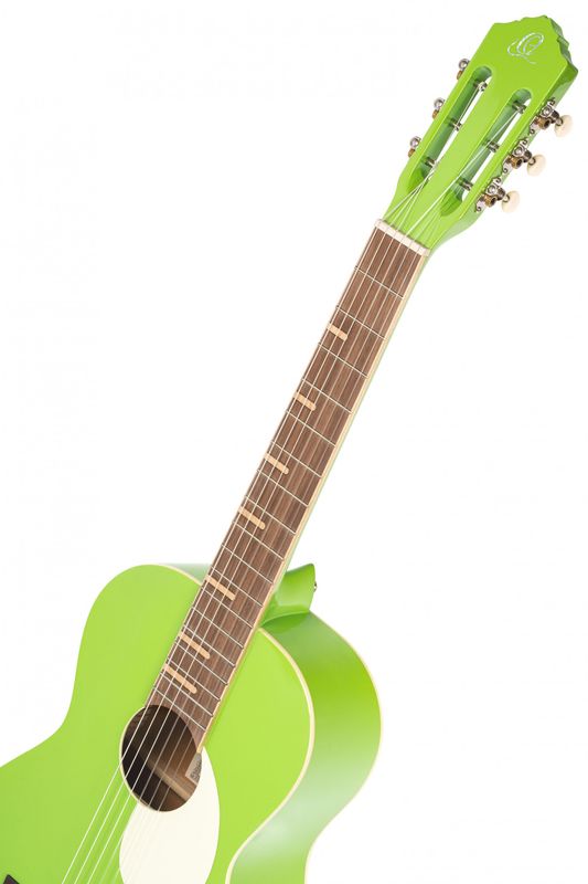 Ortega RGA-GAP Klassisk gitar Parlor body, Gaucho, Green Apple