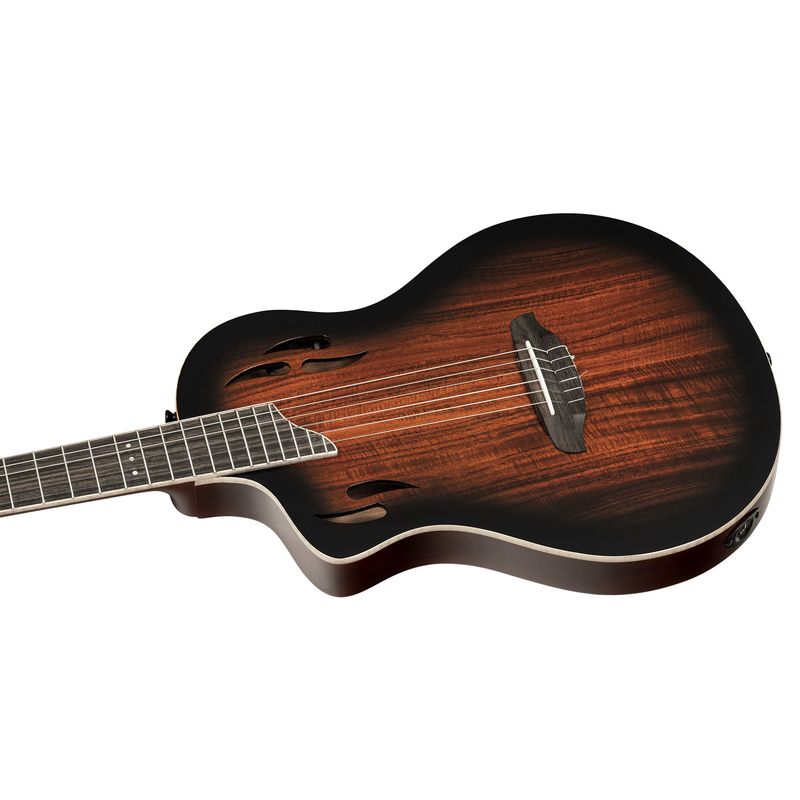 Ortega RTPDLX-ACA-L Nylonstr. gitar med mik, Thin, Slim neck, Left