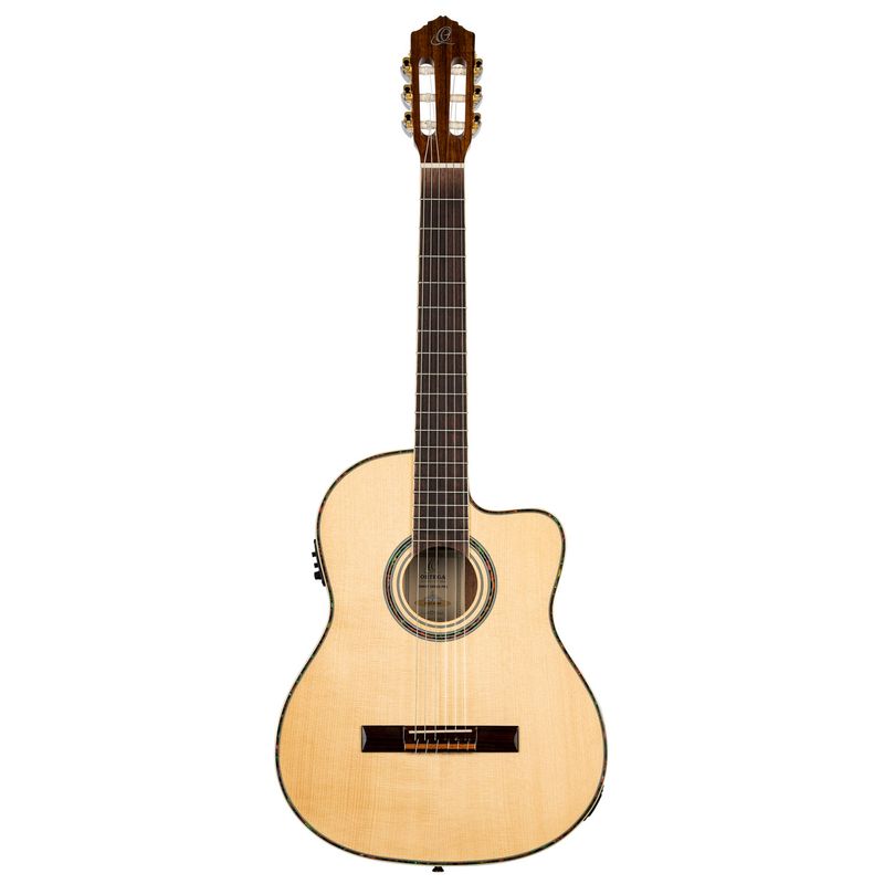 Ortega RCE141NT Klassisk gitar 4/4 Size, med mik, Gloss Natural