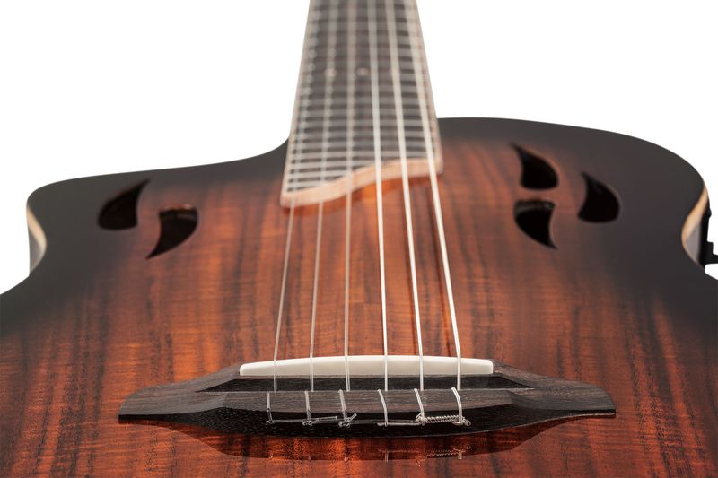 Ortega RTPDLX-ACA-L Nylonstr. gitar med mik, Thin, Slim neck, Left