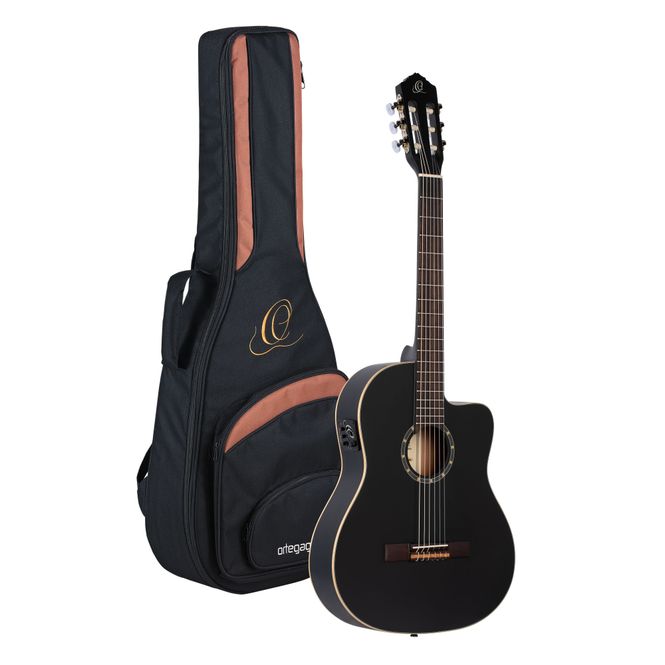 Hovedbilde Ortega RCE125SN-SBK Klassisk gitar 4/4 Size, med ...