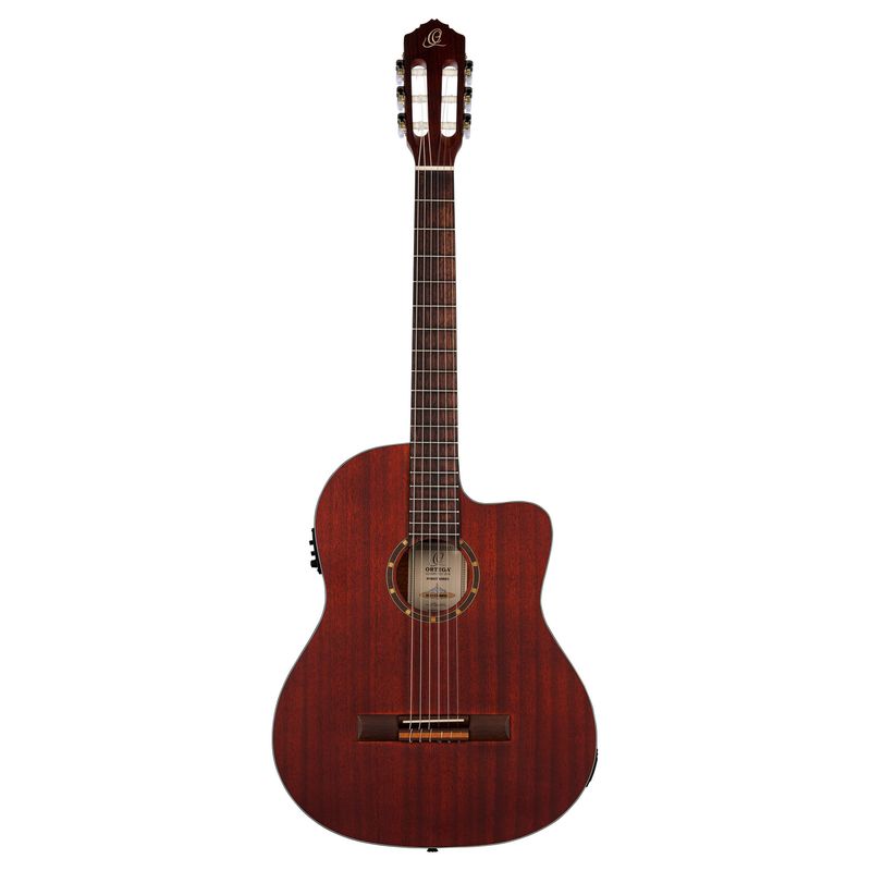 Ortega RCE125MMSN Klassisk gitar 4/4 Size, med mik, Thin, Slim Neck