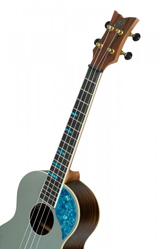 Ortega RUGH-PLT Tenor ukulele med Gigbag, Ghost Series