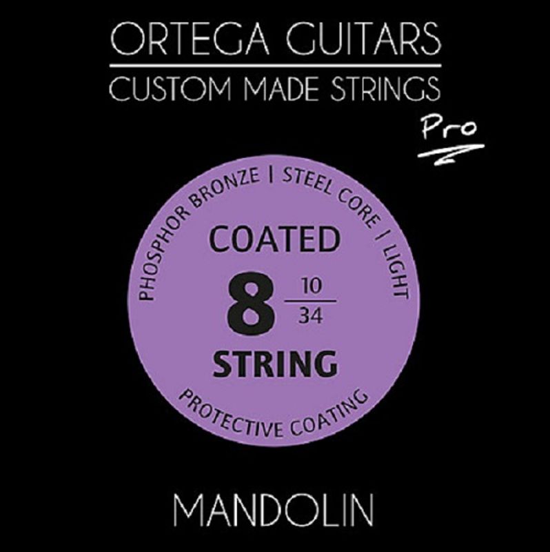 Ortega MAP-8 Strängset 8-str. Mandolin, Coated Phosphor Bronze 010-034