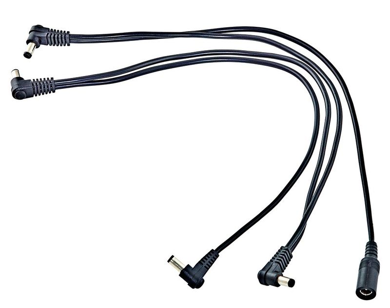 Ortega ODC4 DC Power Splitter Cable, 4 pedaler