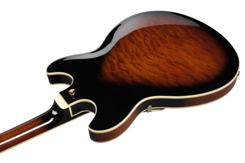 Ibanez AS93QMSP-DBS Elgitar gitar, Artcore Expressionist