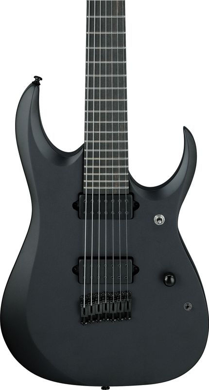 Ibanez RGDRB71-BKF Elgitar, Iron Label, 7-strängad