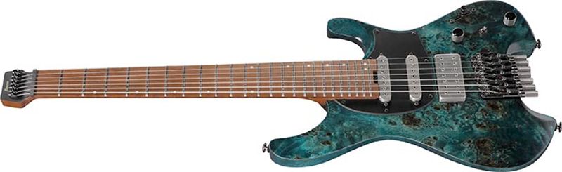 Ibanez Q547PB-COL Elgitar med gigbag, Headless 7-str.