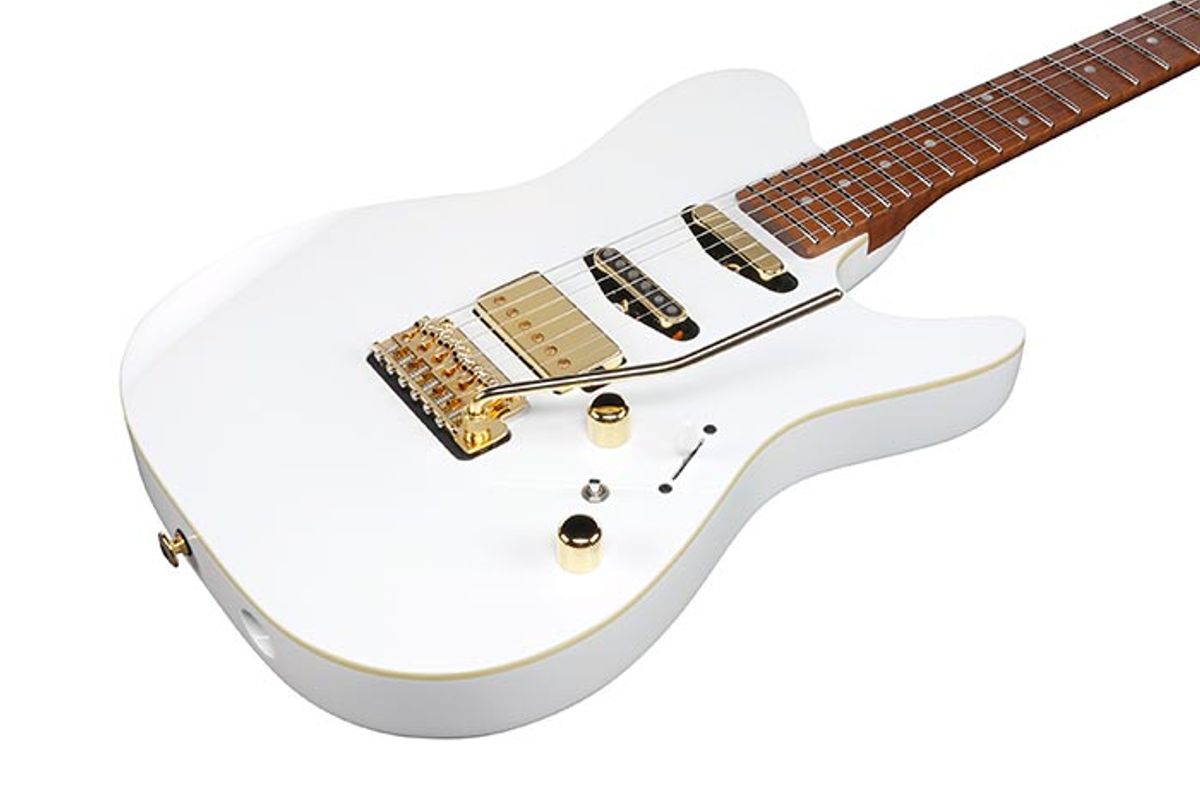 Ibanez LB1-WH Elgitar med hardcase,  Lari Basilio Signature