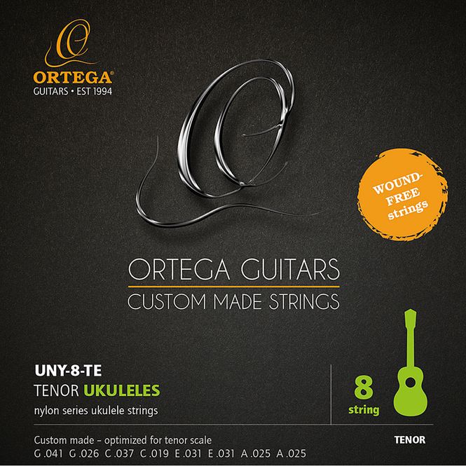Hovedbilde Ortega UNY-8-TE Strängset 8-str. Tenor Ukulele