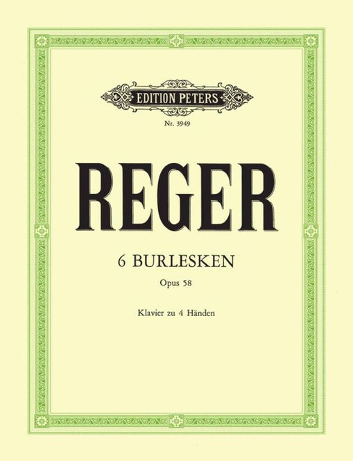 Hovedbilde Max Reger - 6 Burlesques Op.58