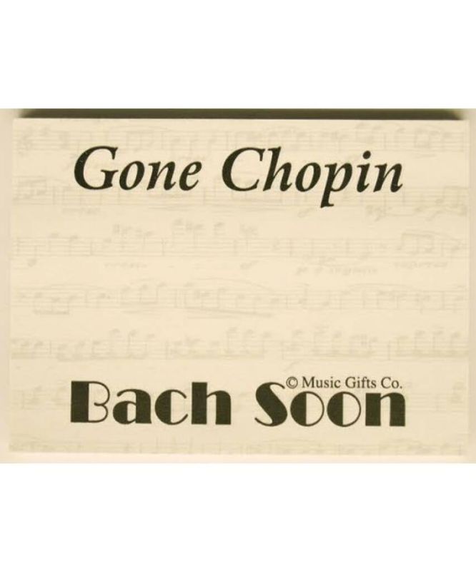 Gone ChopinBach Soon Sticky Pad